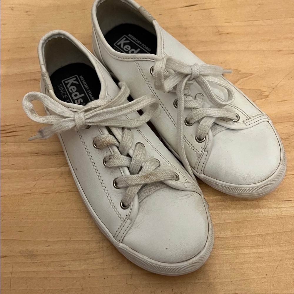 Keds Classic White Canvas Sneakers - Picture 3 of 6